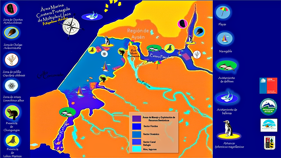 Mapa esquemático del Área.